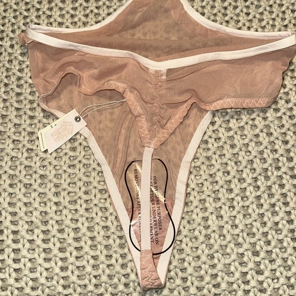 NWT We are Hah Key To Ur Heart Bodysuit M in copper rose - Picture 5 of 11